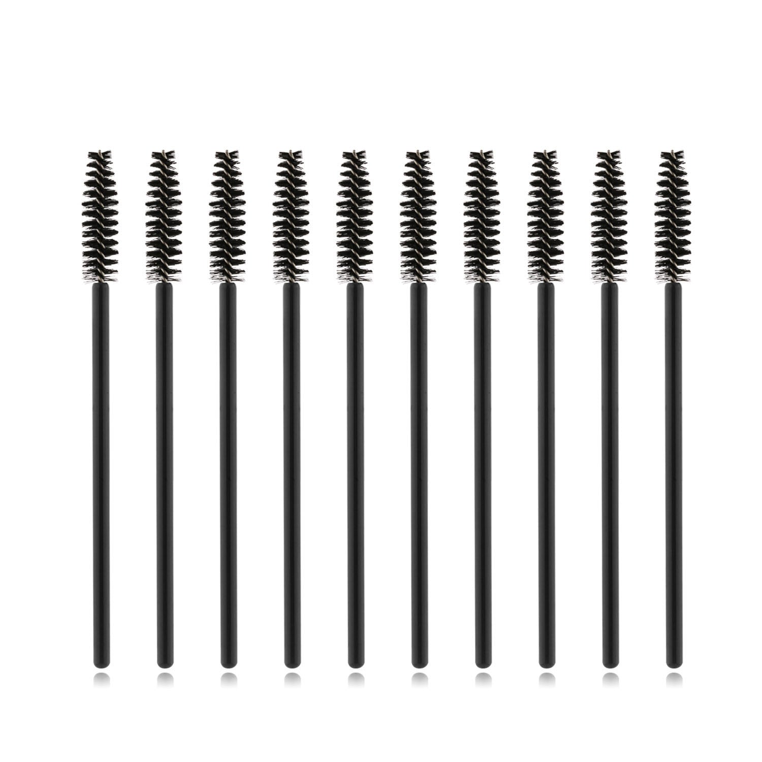 50pcs-lot Disposable Eyelashes Makeup Brushes Mascara Applicator Wand Make up One-off Eyelash Brush