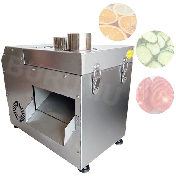 Industrial Apple Slicing Machine Banana Plantain Fruit Potato Chips Cutter Onion Slicer