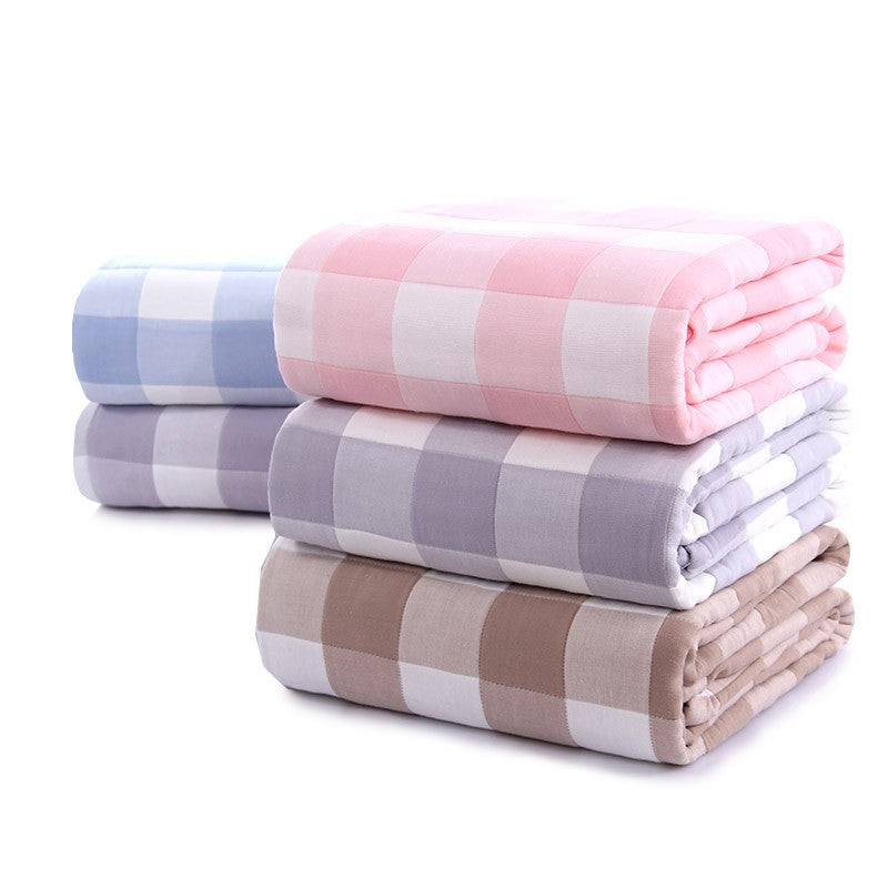 summer snowflake towel blanket cotton throw thread blankets baby adults single grey blue