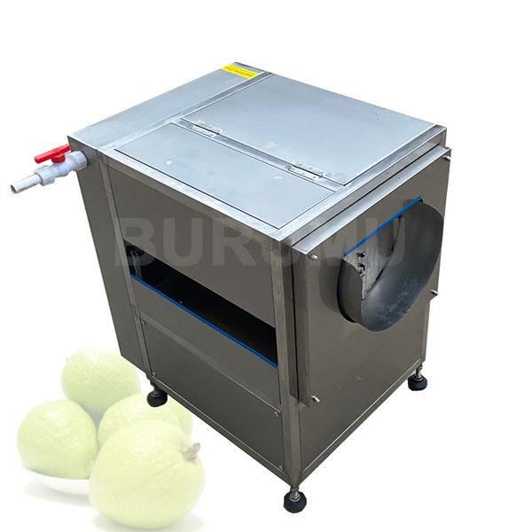Automatic 1.1Kw Potato Carrot Cleaning Peeling Machine Electric Fruit Vegetable Skin Washing Peeler