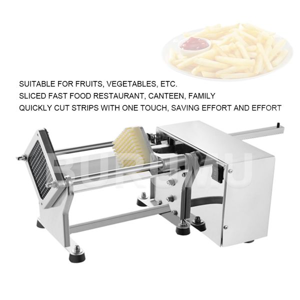 Stainless Steel Vegetable Fruit Shredding Machine New Electric French Fries Cutter Potato Chip Carrot Cutter Slicer