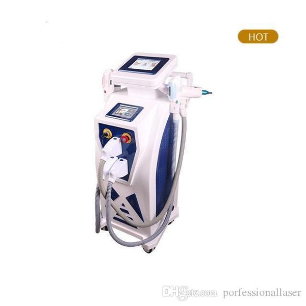Imported accessories 4in1 Magneto OPT+Elight+YAG+RF+Hair removal ipl tattoo removal Face lift skin rejuvenation yag laser beauty machine