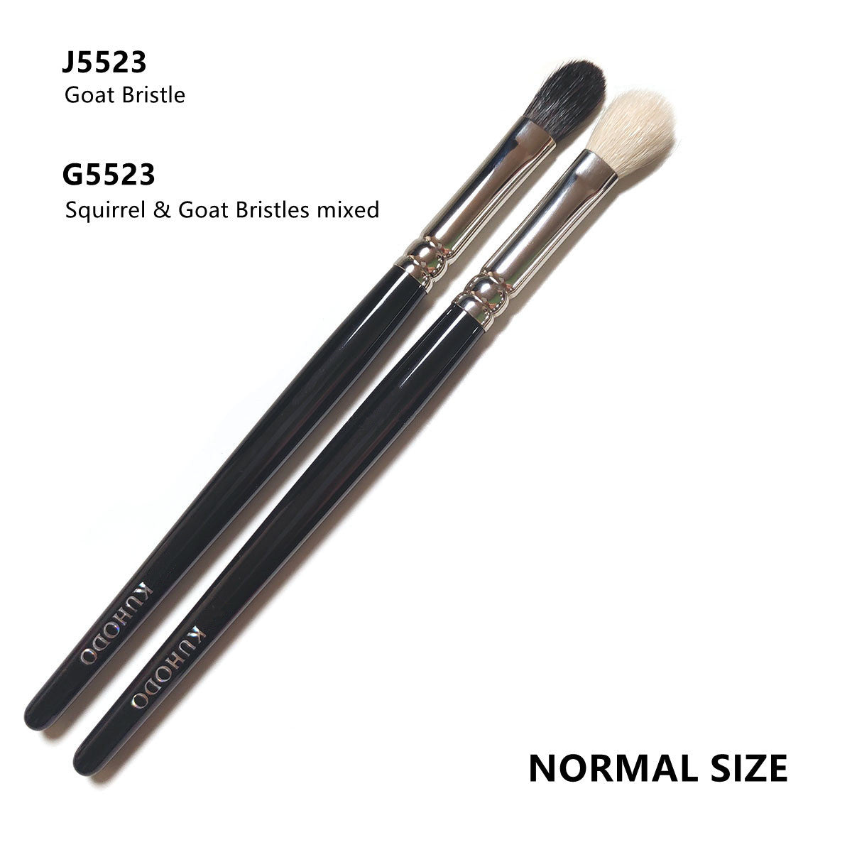 J5523-G5523 Natural Brisltes Eyeshadow Makeup Brush - Extra-soft Squirrel & Goat Hair Eye Blending Beauty Cosmetics Tools