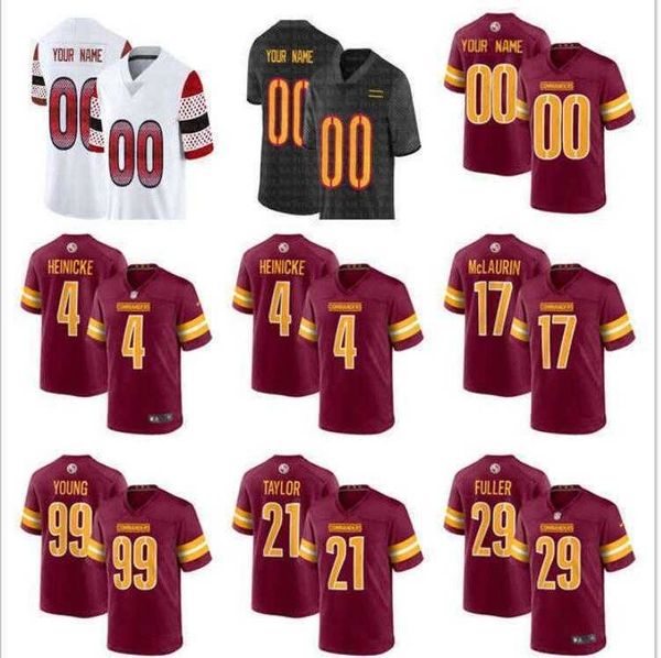 WC Custom Mens Women Youth Kids American Football Jersey Any 32 Teams Player Game Jersey All Stitched Wholesale Sport Athletic Wear Bag Embr