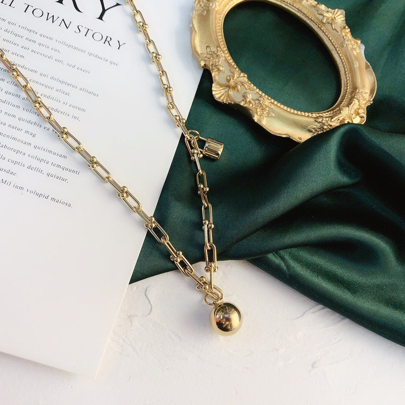 Women Necklaces Choker Chain 18K Gold Plated Stainless Steel Designer Letter Necklace Pendant Statement Fashion Wedding Jewelry Accessories X348