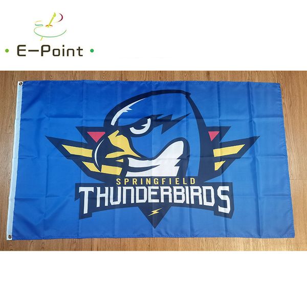 AHL Springfield Thunderbirds Flag 3*5ft (90cm*150cm) Polyester Banner decoration flying home & garden Festive gifts