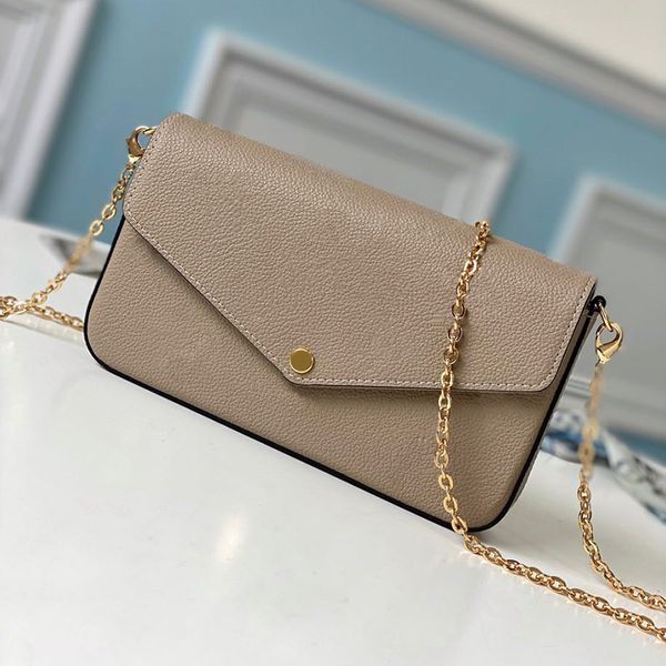 Designer Crossbody Bags 10A Mirror quality Shoulder Bag Genuine Leather Luxuries Chain Bags With Box L111