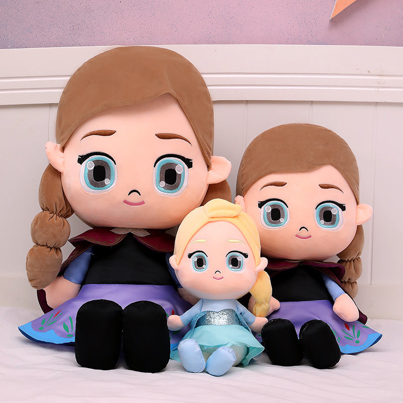 Anime Peripheral Plush Toy Plush Doll Stuffed Plushs Cartoon Princess Elsa Dolls Children&#039;s Birthday Gift 30cm