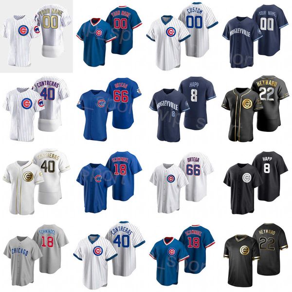 New Baseball City Connect 66 Rafael Ortega Jersey 18 Frank Schwindel 13 David Bote 8 Ian Happ 40 Willson Contreras 16 Patrick Wisdom 22 Jaso