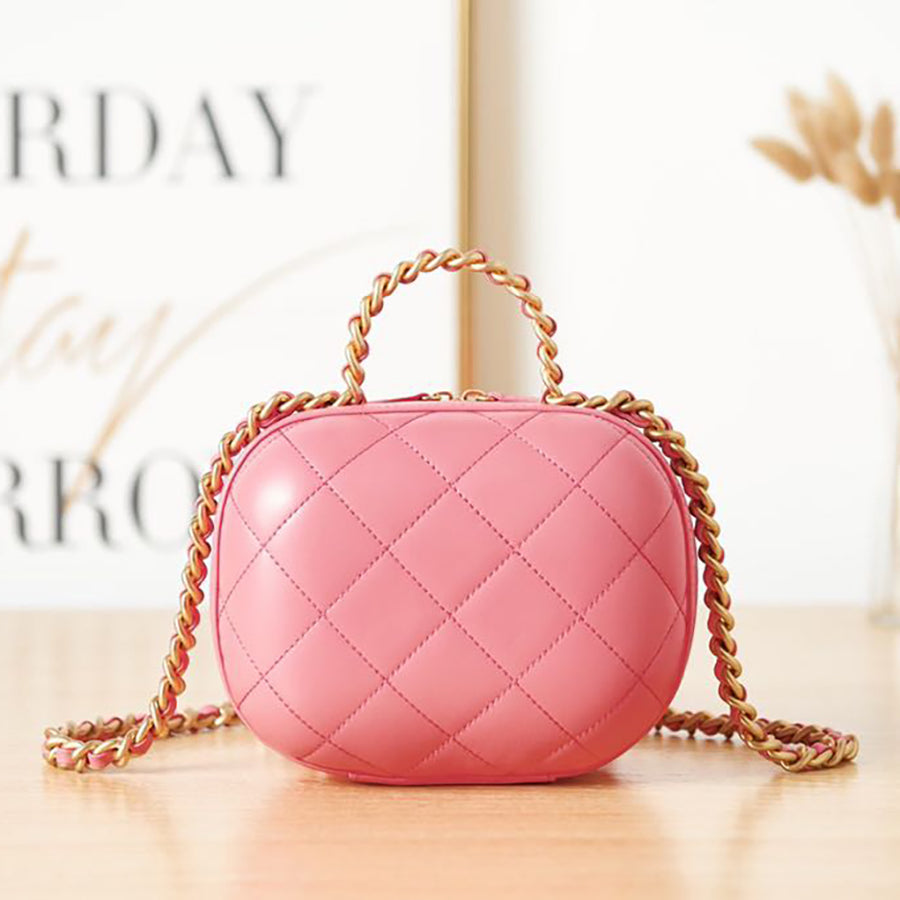 10A Mirror quality Sheepskin Diamond Lattice Cross Body Bags Designer Women Small Vanity Case Luxuries Designers Cosmetic Bag With Box C070