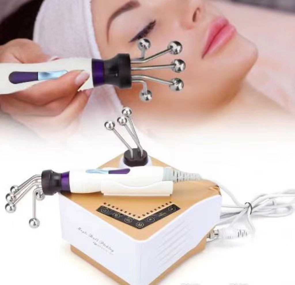 V shape Device Facial massage Lifting Micro current Face lift Machine Magic Ball Fascia Massage Tightening Beauty Instrument