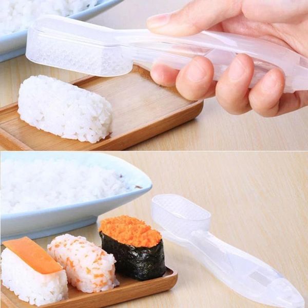 Sushi Mold Onigiri Rice Ball Maker Warship Sushis Molds Bento Oval Rices Balls Making Breakfast Kitchen Tools Easy Sushi Kit