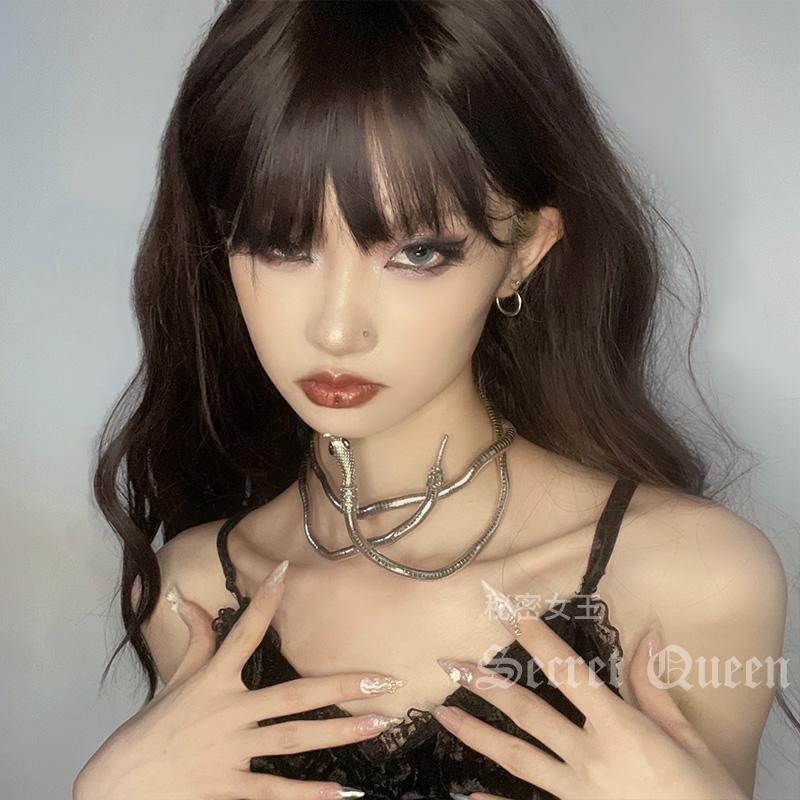 Chokers Choker Necklace Silver Snake Jewelry Gold Fashion Design Can Fabricate Bone Punk Women&#39;s Light LuxuryChokers