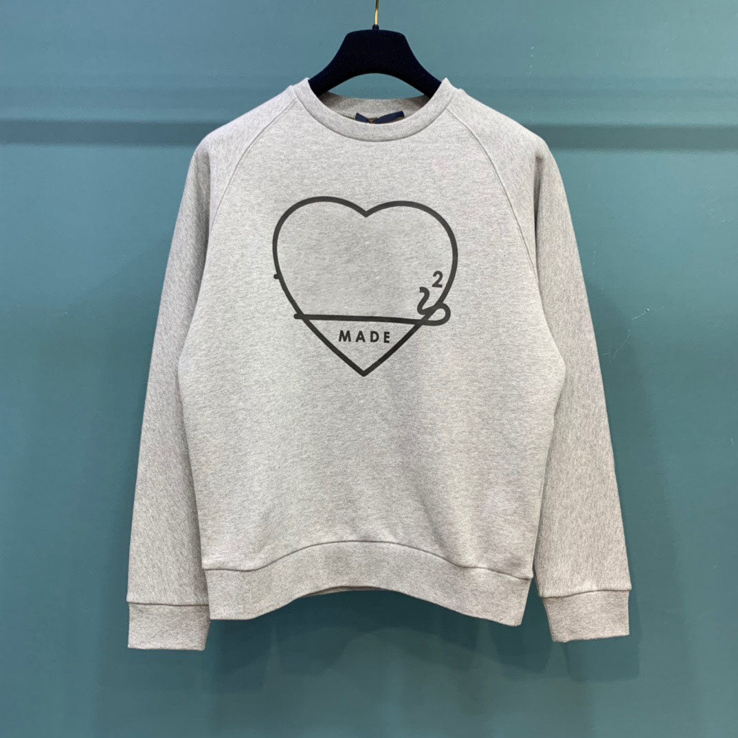 New AOP jacquard letter knitted sweater in autumn - winter 2022acquard knitting machine e Custom jnlarged detail crew neck cotton rds3f4wfef