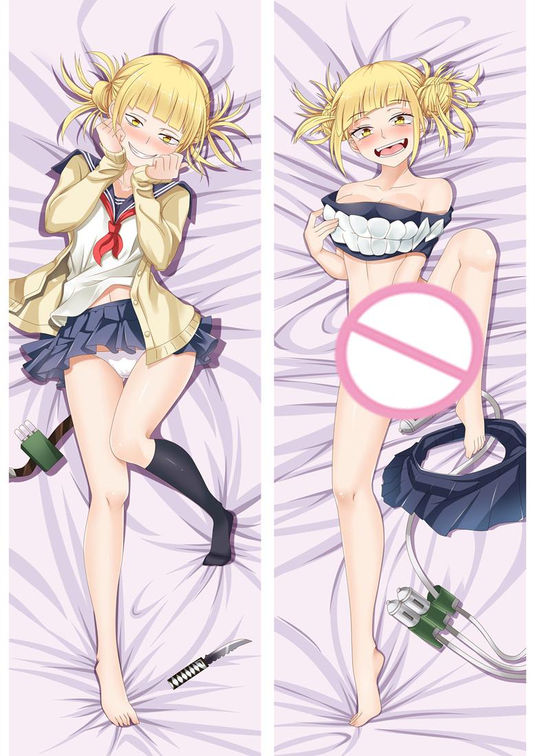 Pillow Case My Hero Academia Himiko Toga Dakimakura Hugging Body Anime Cover Cross Otaku Bedding Pillowcase