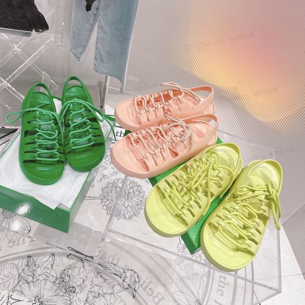2022 New Arrivals Sandals Spring and Summer Roman Strappy Top Jelly Sandals Breathable Easy simple waterproof non-slip ladies sandal size 35
