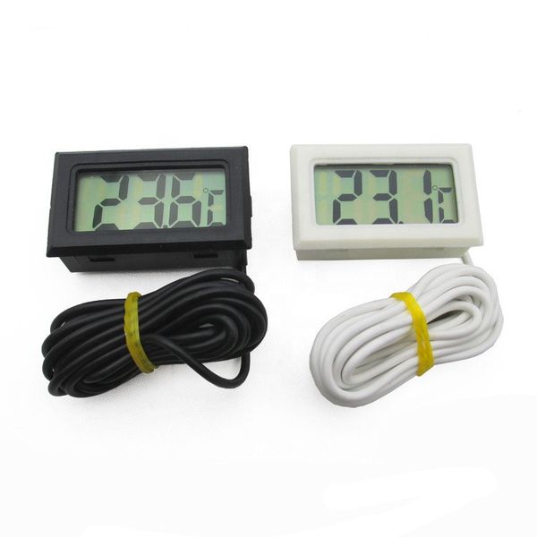 TPM-10 Electronic Digital Thermometer with Waterproof Probe Thermometer for Fishbowl Refrigerator Bathtub thermometer