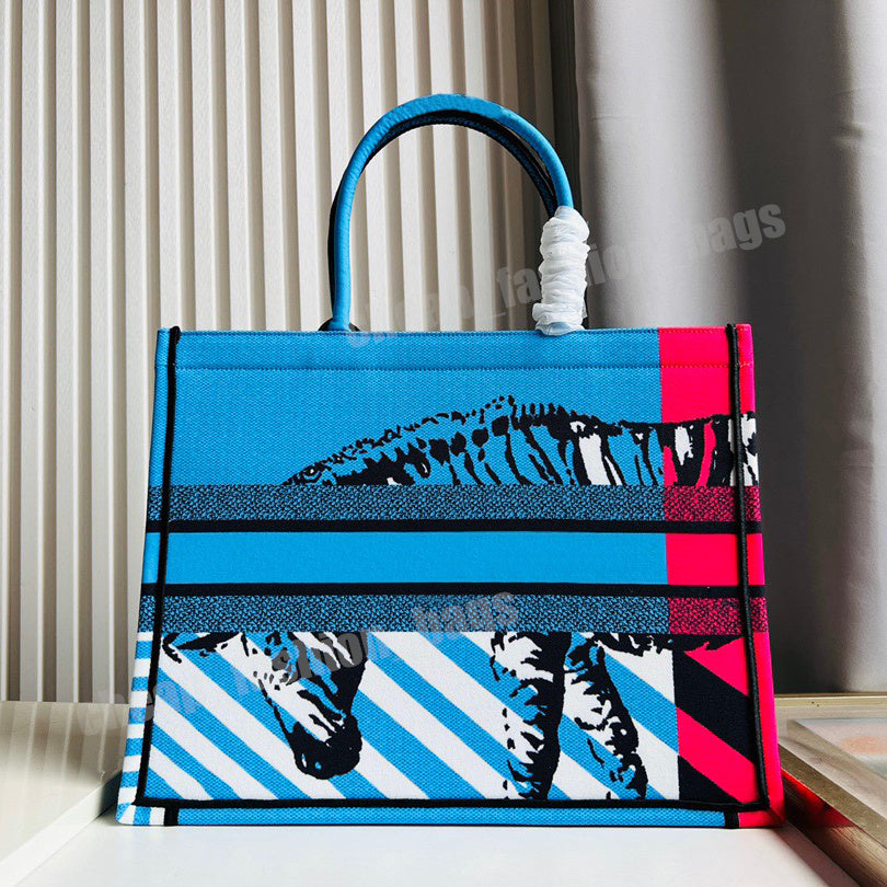 TOTES BAGS TOTE BAG WOMEN HANDBAGS BOOKS DESIGNER WOMENS HANDBAG FASHION CLIASSIC PRINTING Street Trend Large Capacity Printing Pattern Embroidery S