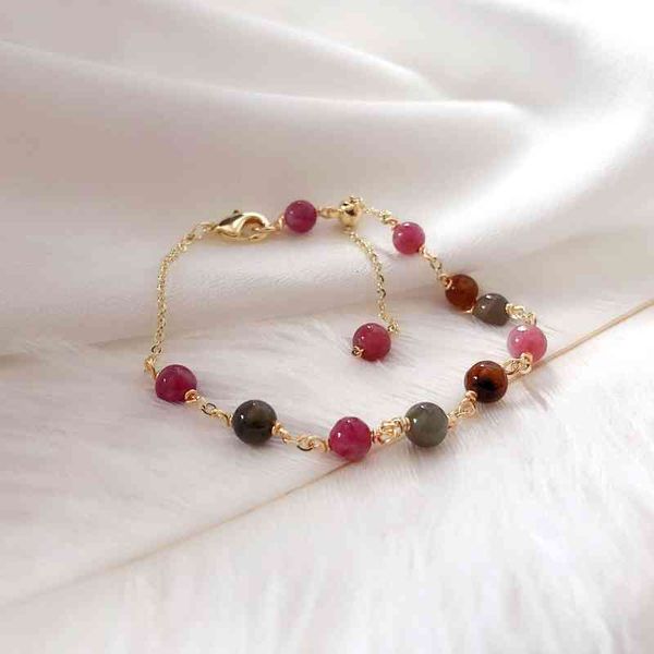 Bracelets Summer Girl Sweet Wind Candy Tourmaline Simple Jewelry