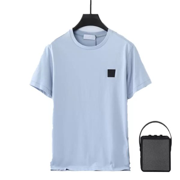Pull Stone Stone New Men's Topstoney T-shirts Design Stone Island Camisa por atacado Menina Homem pesado Cotton Soild Clothing Mangas curtas