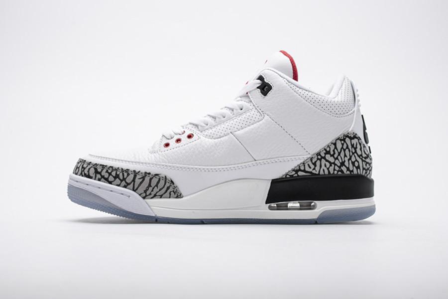 Mens Shoes Jumpman 3s NRG Contest Free Throw Line Basketball Shoe Top Quality Sports Sneakers Color White-Fire Red-Cement Fast Ship Size 36-47.5 Ava