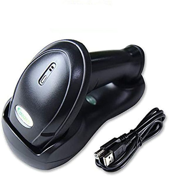 Yanzeo EW6 200M Long Distance Bar Code Scanner Wireless 2.4G 1D 2D PDF417 Barcode Wireless QR Reader