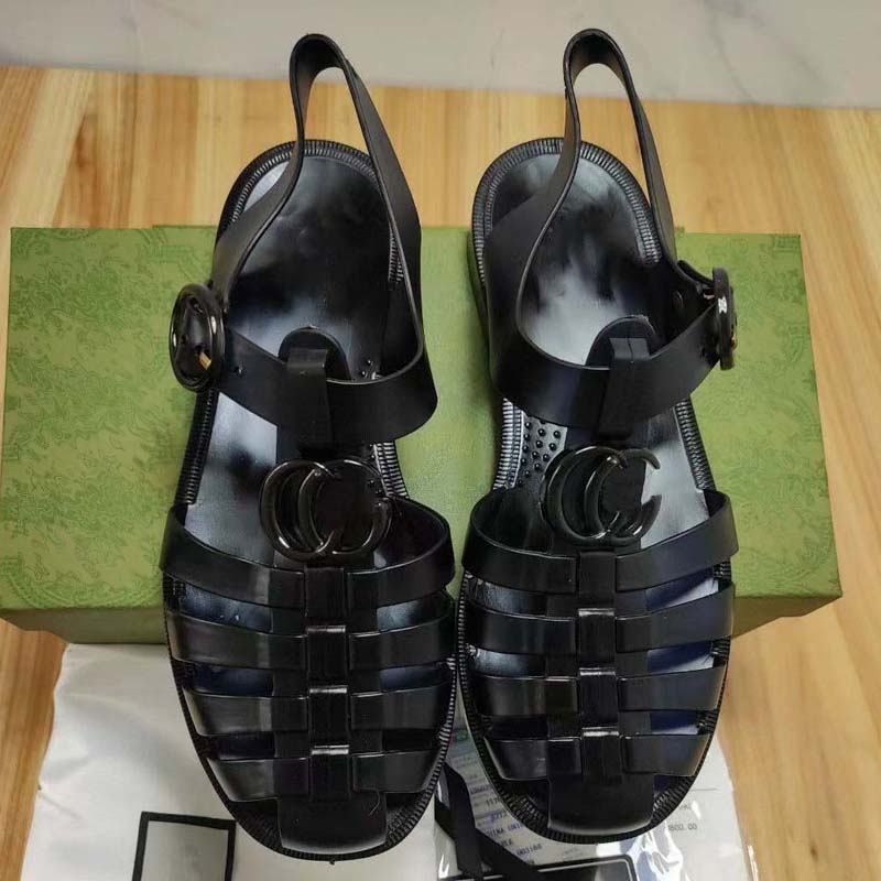 Ladies slippers designer tide brand sandals 2022 summer new men and women couples flat beach shoes candy color slippers 35-45 ooo9