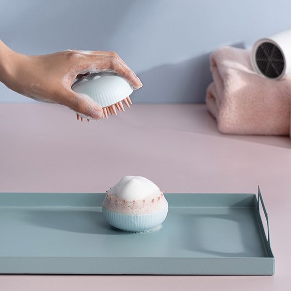Bathroom Accessories Silicone Head Body Scalp Massage Brush Combs Shampoo Hair Washing Comb Shower Brushes Bath Spa Slimming Massages Suppli