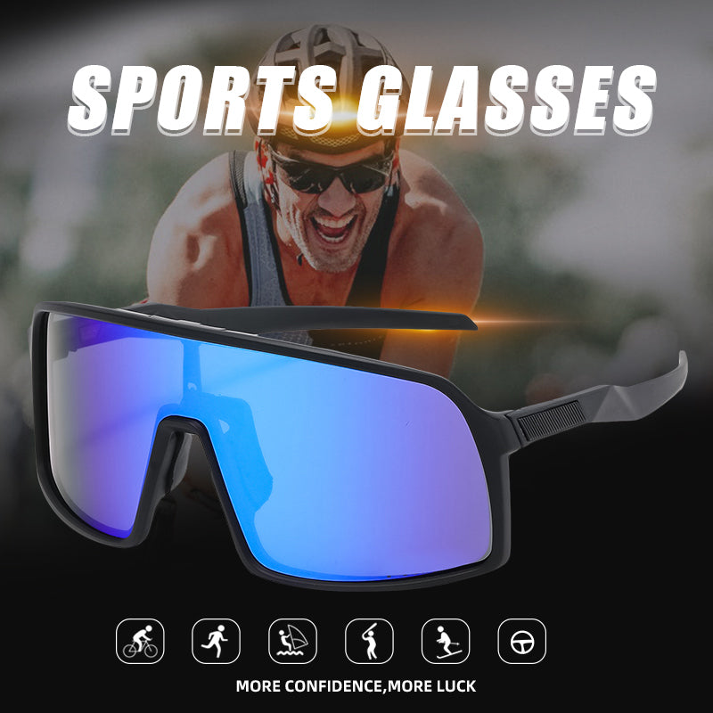 Glasses double wides Brand Sunglasses double wide polarized mirrored lens tr90 frame uv400 protection