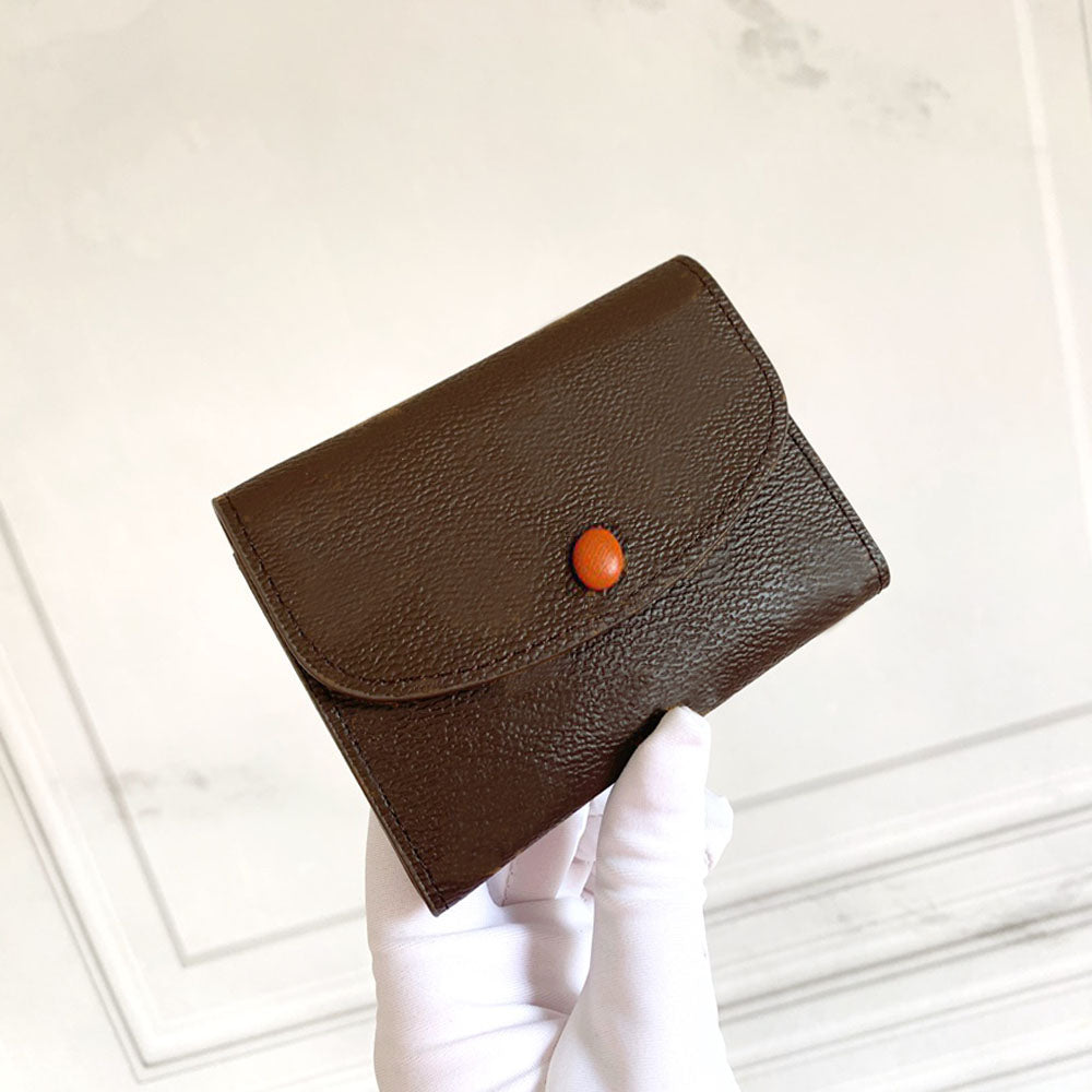 2022 luxury designer L wallet with box Top Quality Women Wallets Holders Designer Short Card Case luxurious Bag purse Genuine Leather Credit Cardes