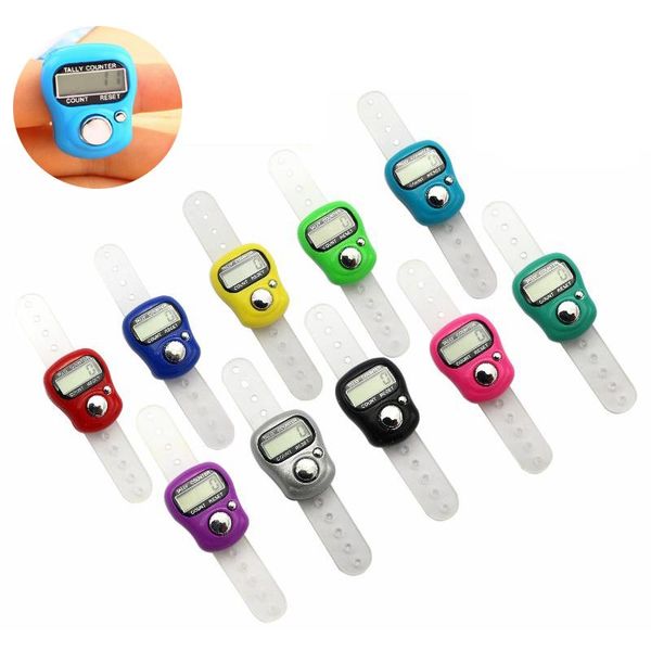 Mini Hold Hold Hold Bandy contador de tela LCD Digital Ring Ring Electronics Contagem de cabeças Buddha Counters eletrônicos 10 cores