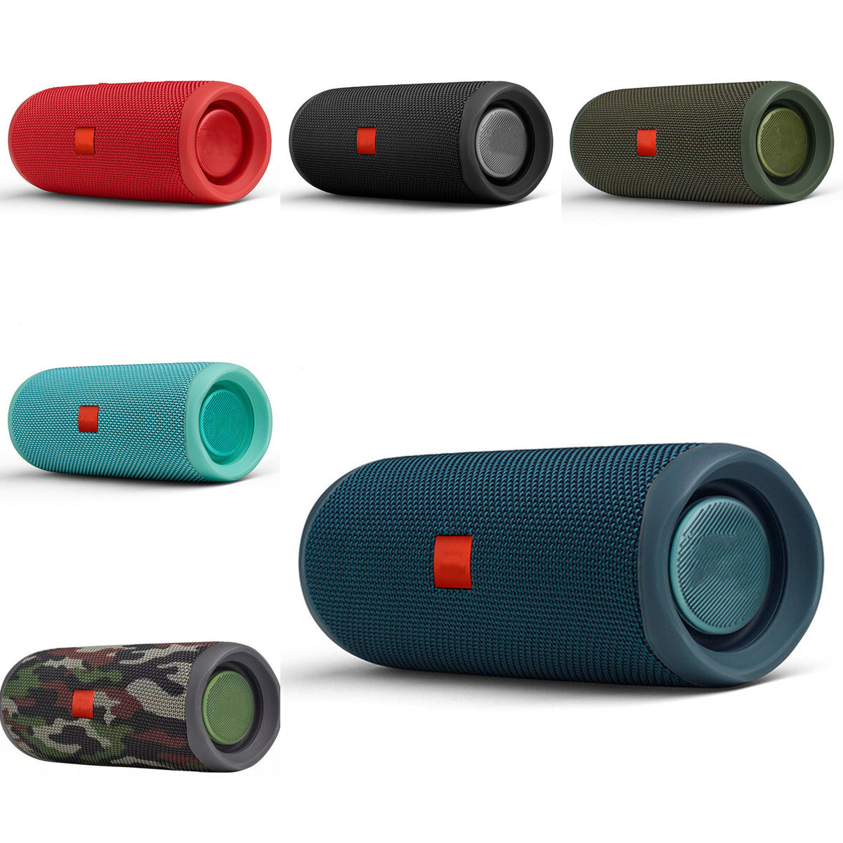 Original Flip 6 Bluetooth Speaker New Generation Chips Mini Portable IPX7 Waterproof Wireless Outdoor Stereo Bass Music Track Independent Tweeter 45