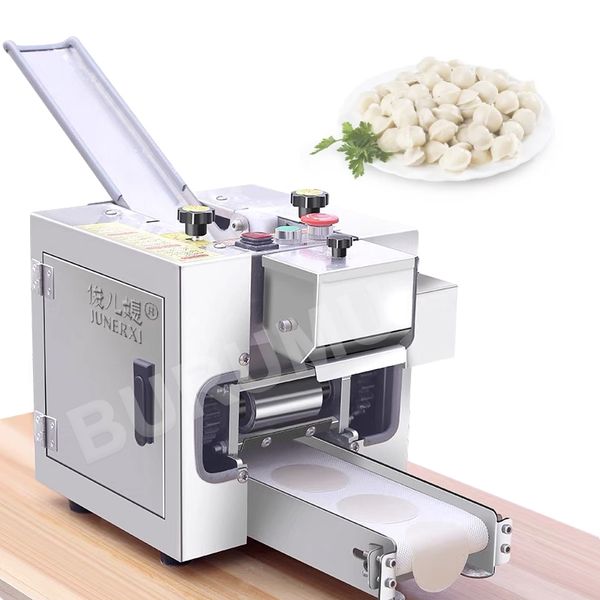 220V110V Electric Dumpling Wrapper Machine Rolling Pressing Maker Wonton Skin Making Pastas Cutting Round Square Ravioli Model
