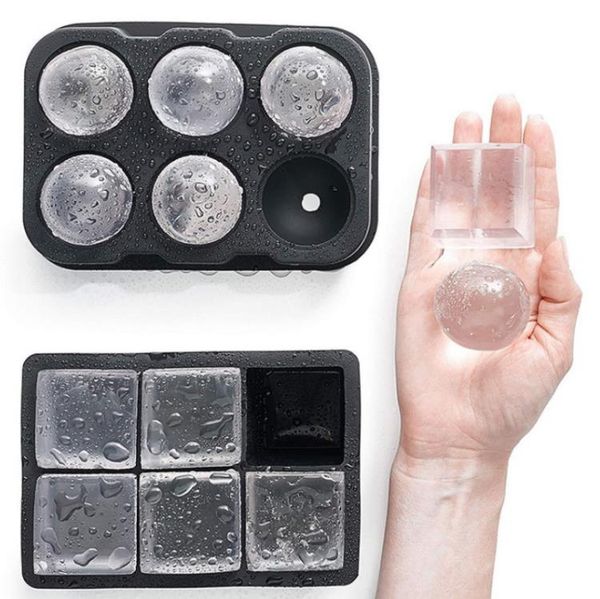 Kitchen Tools Big Cube Coolers Tray Mold Box Food Grade Silicone Maker Moulds Large Square Ice Diy Bar Pub-Kitchen Accessories Gadgets Sn453