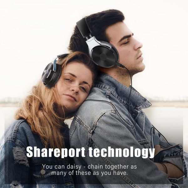 Oneodio Studio HIFI 3.5-6.35mm Wired Headphones Professional Monitor Headphones Over Ear Closed-Back Dynamic Headset With Mic