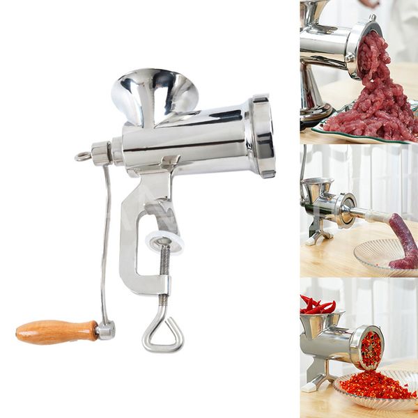 Filling Machines Handheld Food Processor Chopper Sausages Filler Maker Meat Grinder Pasta Home Kitchen Stainless Steel Cooking Tools