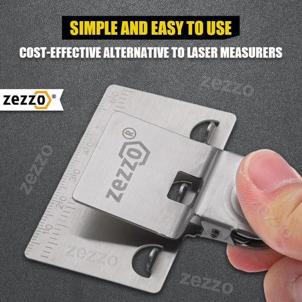 Measuring tape clip carpentry clamp Fit tape measures accurate reading curve corners spot Goniometer