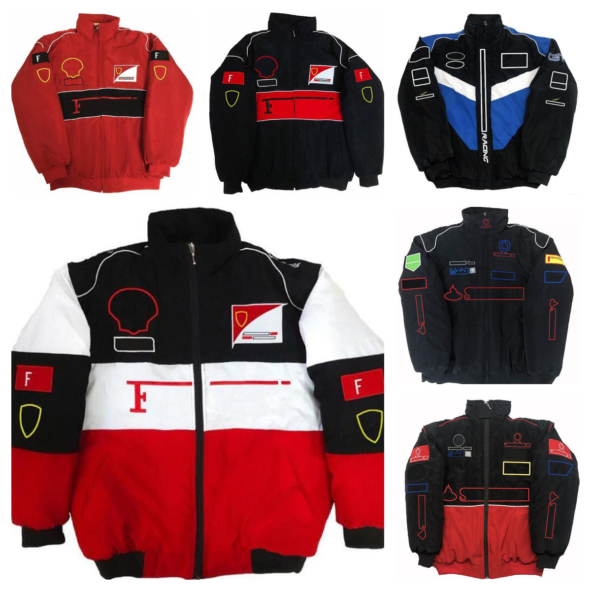 F1 Formula One racing cotton suit new full embroidered logo team jacket spot sale