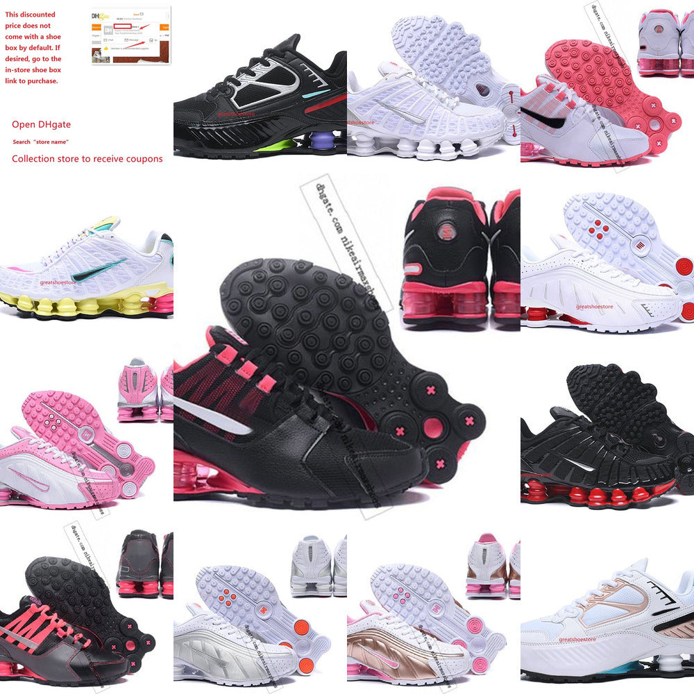 dunkTop Quality WOMEN Shoxs DELIVER OZ NZ R4 TL 809 Running Shoes Outdoor Triple Black White Metallic Silver University Red Designer Sneakers2022