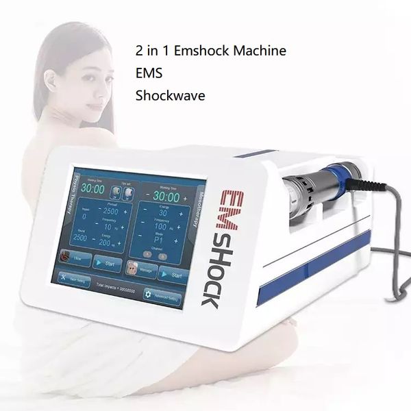 Shockwave Therapy Machine Muscle Stimulating EMS Russian Waves Physical Therapy Extracorporeal Equipment For Pain Relief And ED Treatment Ce