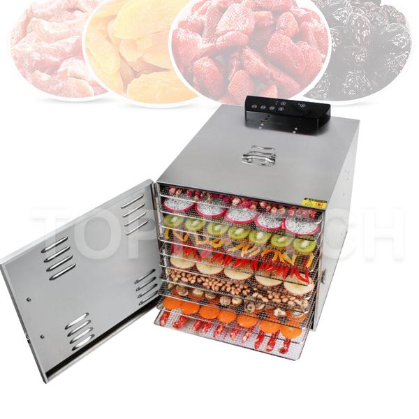 Dried Fruit Machine Electric Dehydrated Food Instant Beef Jerky Kitchen Household Vegetable Meat Dryer 10 Layer