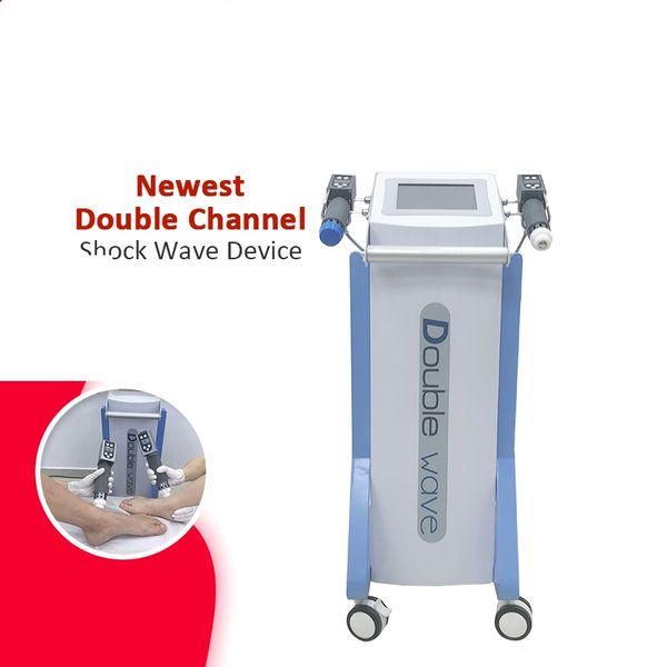 Shock Wave Therapy Slimming Equipment Low Intensity Double Handles Pain Relief Shockwave Physiotherapy Machine ED Treatment Cellulite Reduct
