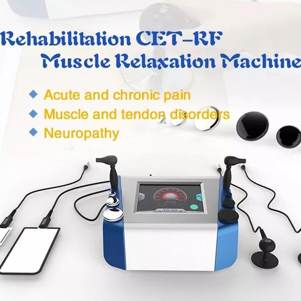 Health gadgets tecar therapy smart for pain sport injuries portable professional tendinitis monopolar physiotherapy machine 448khz RET CET r