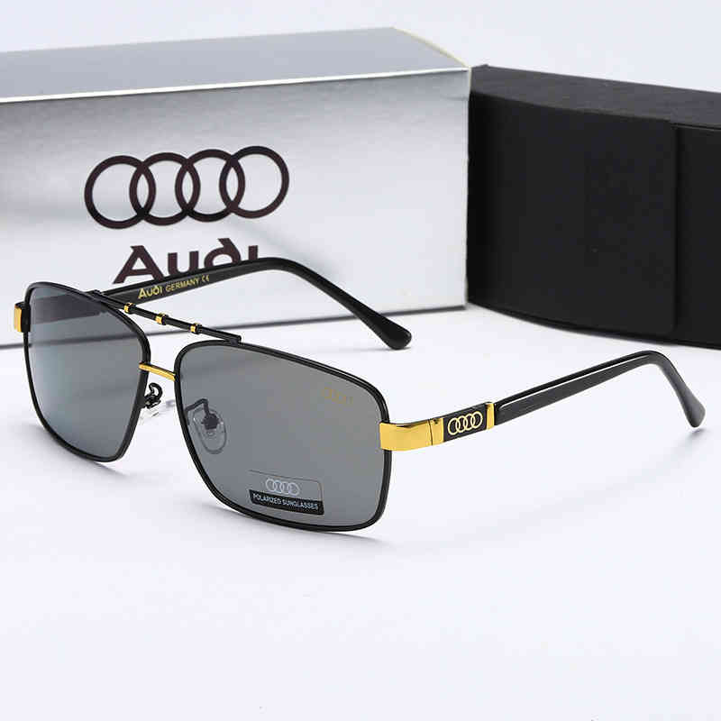 Sunglasses Audi men&#039;s driver&#039;s driving mirror polarizer sunglasses and wo fashion glasses 550 V6AP