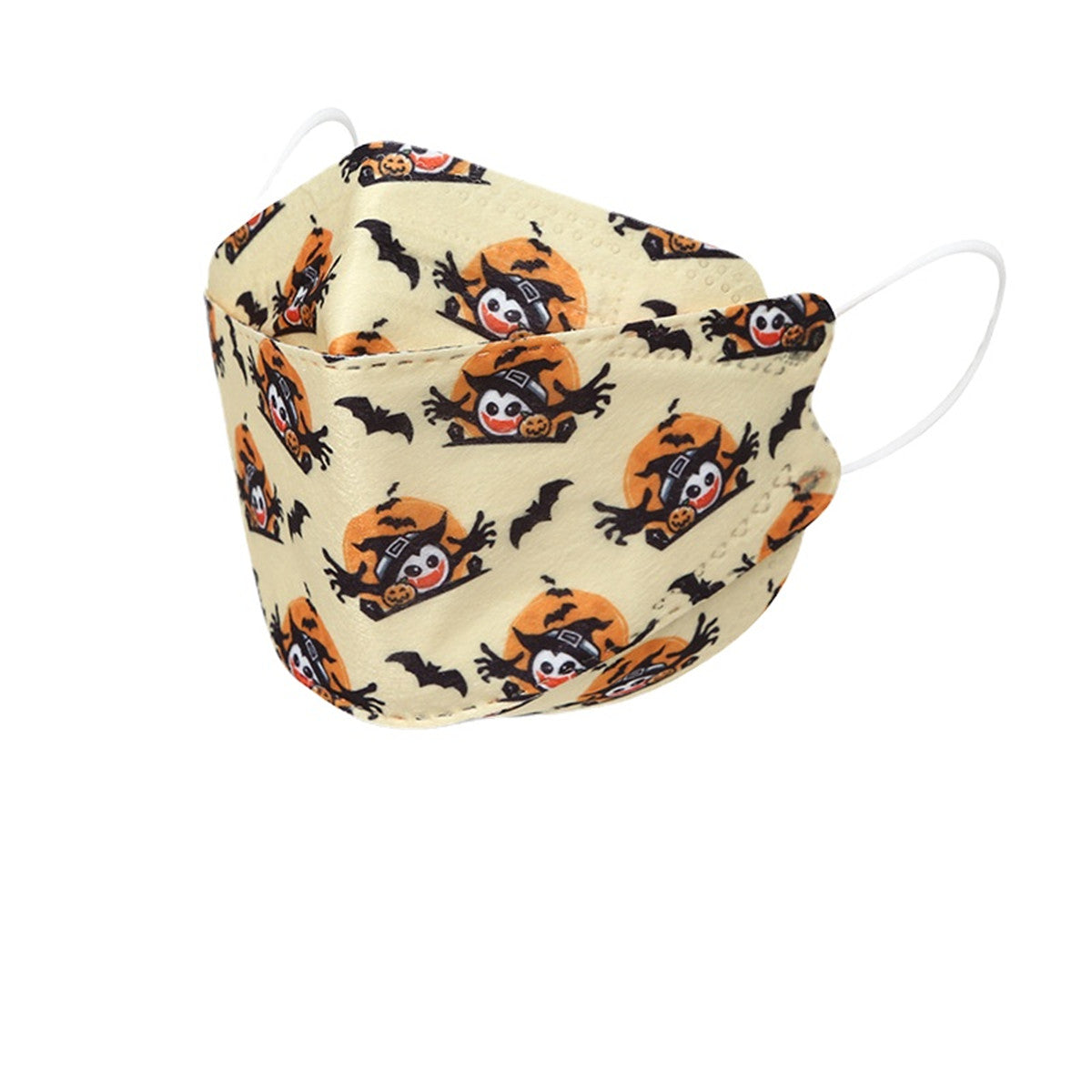 Halloween Adult Disposable KF94 Face Mask Dustproof Masks with 4-Layer Filters