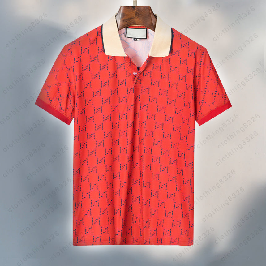 2022 Summer Men Polo Shirts Luxury Top quality Brand Embroidery Polo Shirts Short Sleeve Cool Cotton Slim Fit Casual Business Men Shirts Polos coat