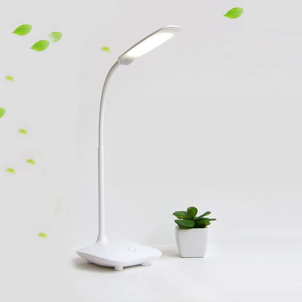 LED Desk Lamp Foldable 3 Levels Dimmable Touch Table Light 6500K Portable Night Lamp Reading for Student Office Study