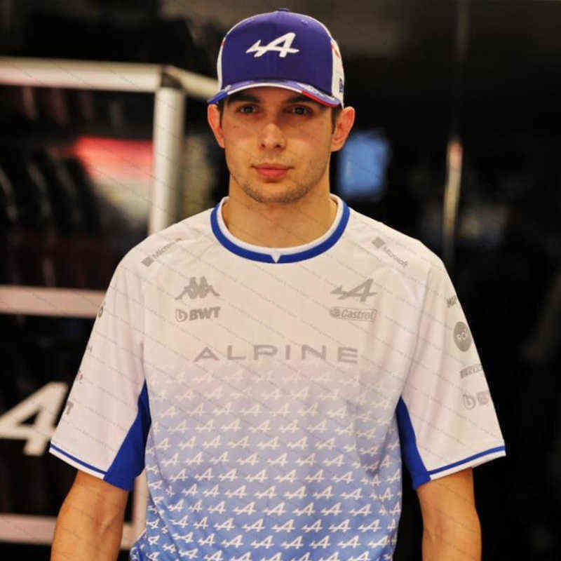 Men&#039;s Summer Luxury Fashion T Shirts ALPINE F1 Team France 2022 Ocon Jersey T-shirt For Men MOTO Motorcycle Formula 1 Racing Suit ALPINE ALPE F
