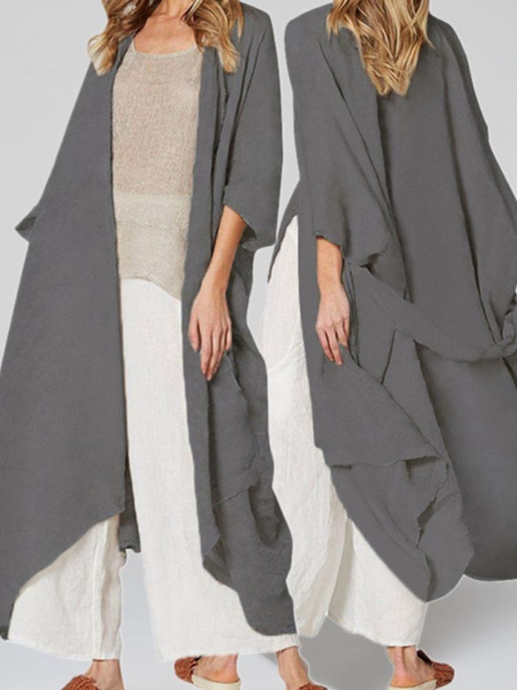 Women&#039;s Blouses & Shirts Celmia 2022 Bohemian Cardigan Vintage Women Long Kimono Summer Fashion Belted Casual Loose Beach Cover Up Oversized