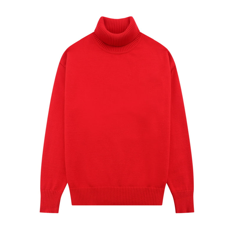 Embroidered Wool Sweater Fashion A12B# Men And Women With Choker Pullover Sweater